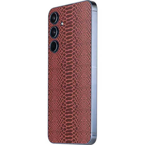 Marsala Snake Skin Galaxy A55 5G Skin